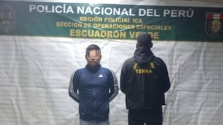Ica: cae “Michel”, durante operativo policial con 20 bolsitas de presunta PBC