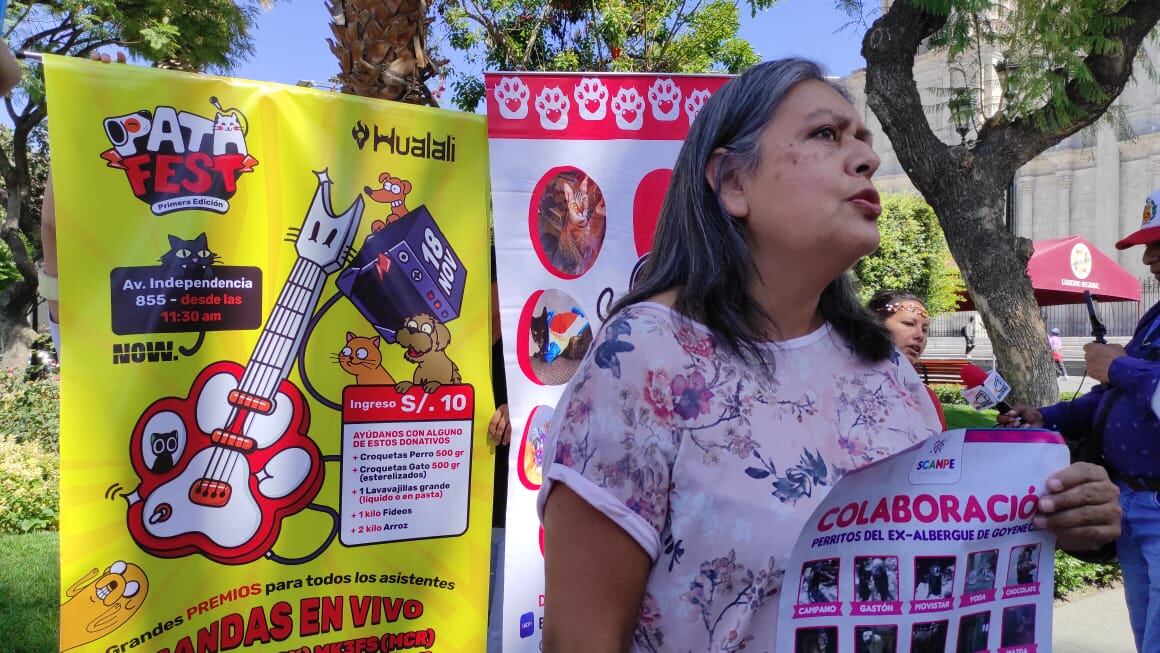 Blanca Tovar, organizadora del "Pata fes" (Foto: Nelly Hancco)