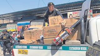 Lambayeque: Incautan 240 kilos de pirotécnicos en Mercado Modelo