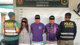 La Libertad: Desbaratan una presunta banda de extorsionadores