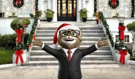 El Ministerio de Justicia difundió un saludo institucional por Navidad a través de un reel protagonizado por su personaje oficial. FOTO: CAPTURA MINISTERIO DE JUSTICIA