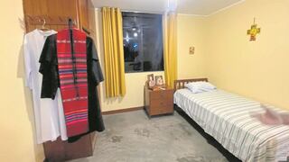 La habitación del papa León XIV en Trujillo