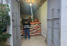 Tarma: Policía recupera 420 sacos de arroz robados en violento asalto en Huánuco