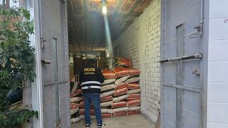 Tarma: Policía recupera 420 sacos de arroz robados en violento asalto en Huánuco