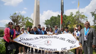 Ica recuerda a los Mártires de Uchuraccay con paseo e izamiento del pabellón nacional