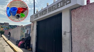 Arequipa: 390 estudiantes en riesgo sanitario por falta de agua en Paucarpata