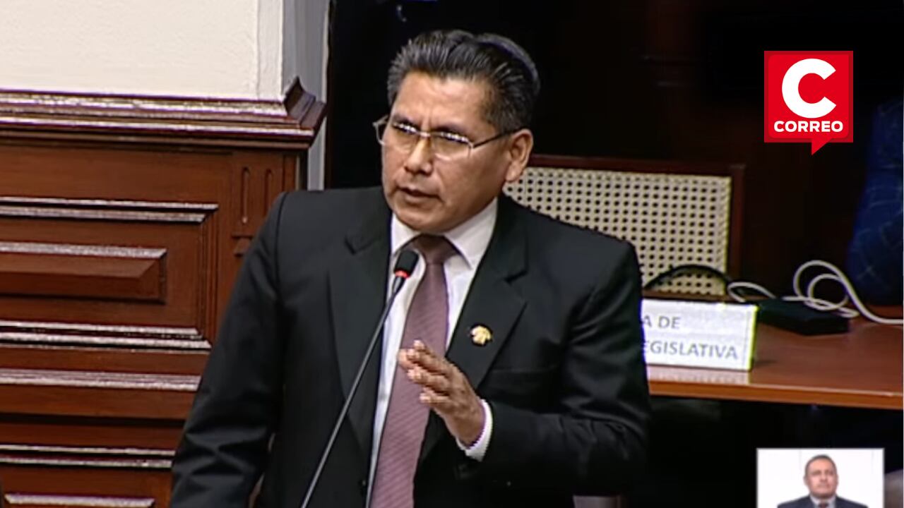 Durante su discurso, el parlamentario de Cambio Democrático -JPP desató una discusión con la bancada de Fuerza Popular y tuvo que intervenir el presidente del Congreso. Foto: Captura Canal del Congreso
