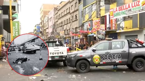 Asesinan a hombre a balazos cerca de la estación Gamarra del Metro de Lima, en La Victoria