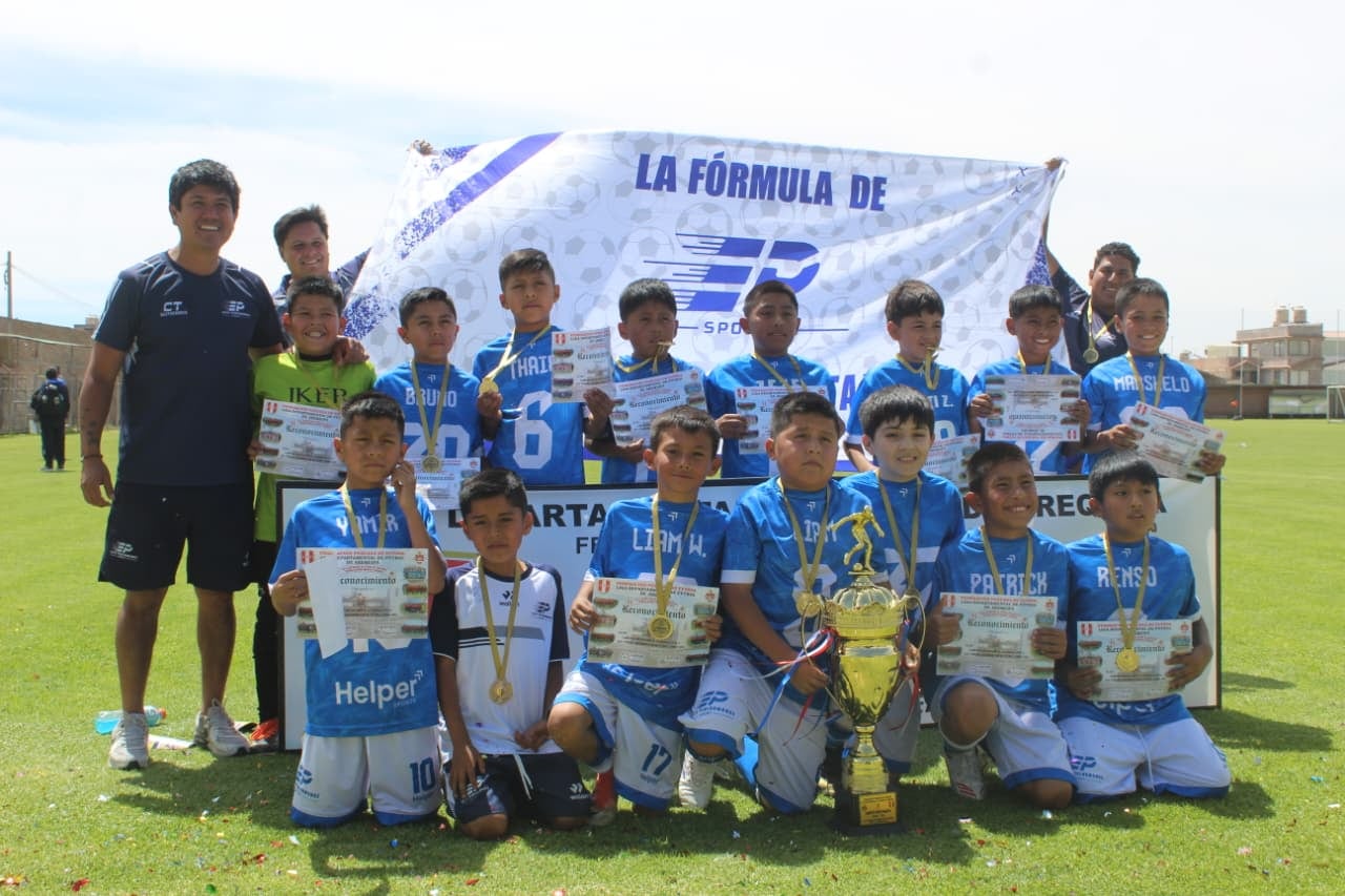 Élite Performance, campeón Sub-10 en Creciendo con el Fútbol en Arequipa. (Foto: Álvaro Figueroa/@photo.gec)
