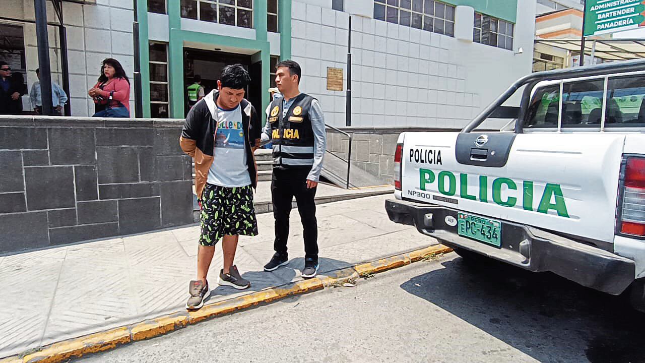 Detenido por agredir sexualmente a menor de edad. Foto: GEC.