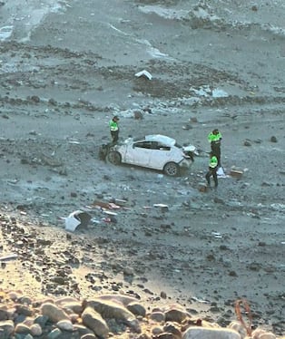 Conductora sobrevive a accidente de tránsito en la Panamericana Sur
