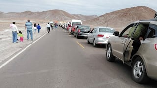 Camioneros vuelven a bloquear carretera de ingreso a Arequipa (VIDEO)