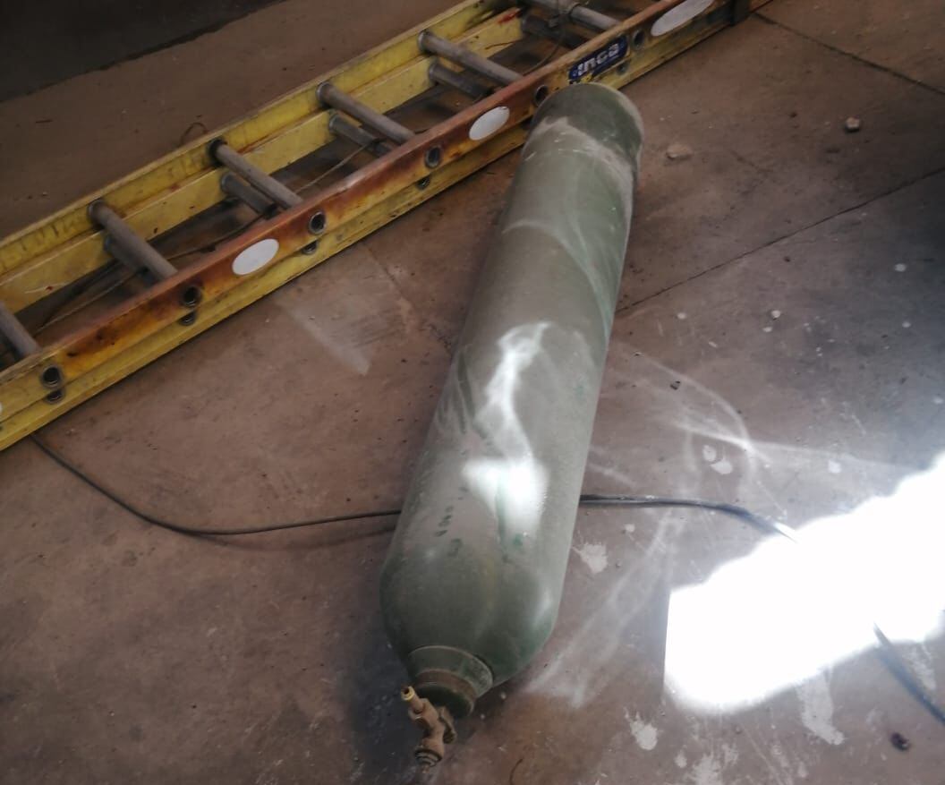 Tanque de gas explotó en un taller de Arequipa y deja herido a soldador. (Foto: Difusión)