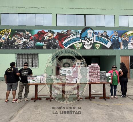 Trujillo: Incautan 61 mil cigarrillos de contrabando en mercado Nazareth, en La Esperanza