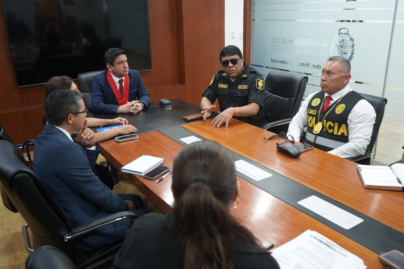 Fiscalía, Policía y Gobierno Regional articulan acciones.