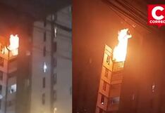 Incendio en Residencial San Felipe: Bomberos evacúan edificio en Jesús María (VIDEO)