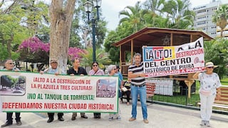 Exigen reformular el expediente de la obra del centro histórico de Piura