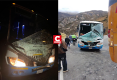 Huancavelica: bus con estudiantes de la UNH choca contra ómnibus en Acostambo