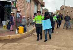 Puno: Arrestan y castigan a 5 presuntos delincuentes acusados de robos y asaltos