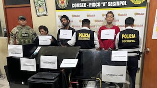 Pisco: caen “Los llaneros del sur” y policía recupera bienes robados de colegios y viviendas