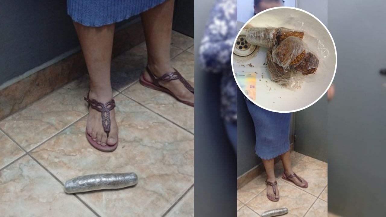 Mujer intentó ingresar tabaco oculto en su cuerpo al penal de Socabaya (Foto: INPE)