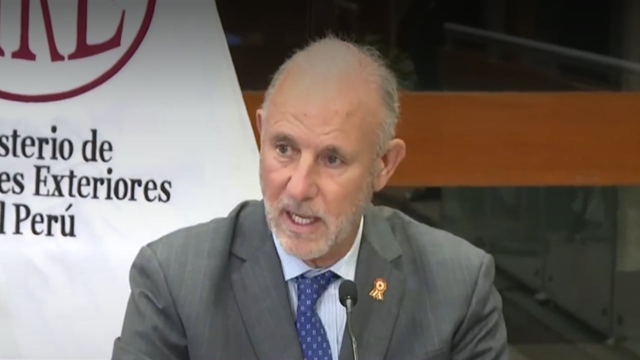 Javier González-Olaechea es presentado como candidato de Perú para dirigir la OIT en el periodo 2027-2032. Captura: Canal N.
