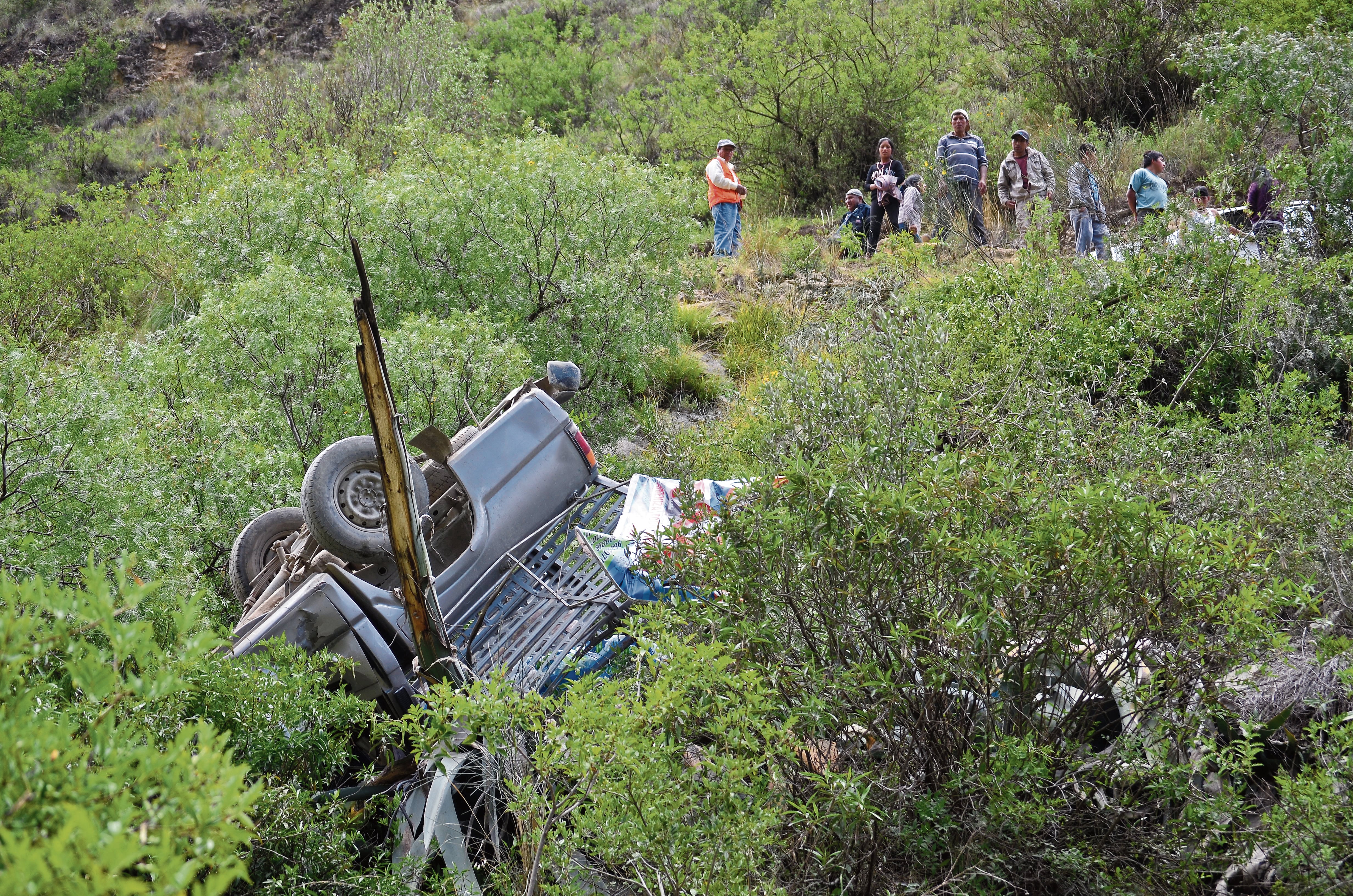 Accidente en Surcubamba, perdió la vida un transportista y un docente de música. Imagen referencial