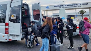 Aeropuerto de Tacna movilizó a 142,909 pasajeros en el primer trimestre