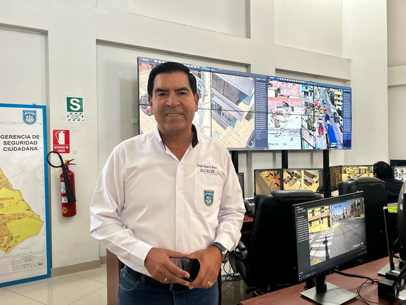 Alcalde Fredy Zegarra Black. Foto: Shelly Layme.