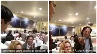 Reacción de Alejandro Toledo tras ser reconocido en restaurante de California (VIDEO)