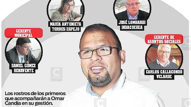 Omar Candia comenzó a armar su equipo de trabajo para el municipio de Arequipa