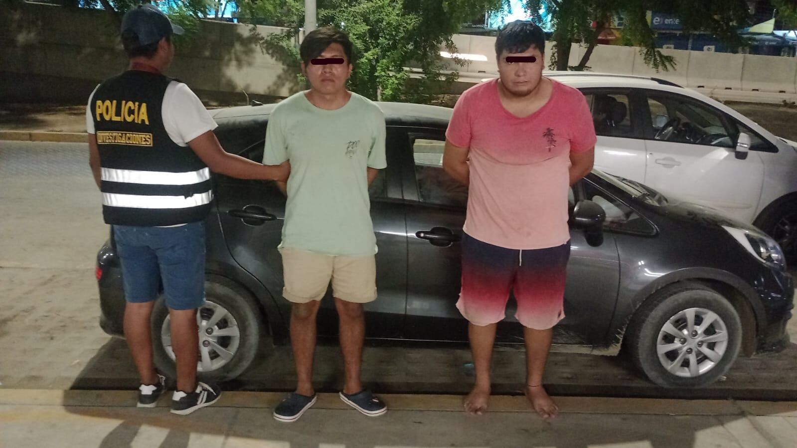 Auto en el que se movilizaban presentaba una requisitoria vigente por hurto