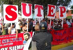 Sutep realiza segundo día de huelga nacional escalonada