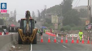 Comienzan las operaciones para instalar puente provisional en Chancay