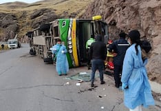 Norteamericana entre los seis fallecidos tras vuelco de bus en Cusco