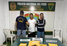 Sujetos caen con 620 ketes de pasta básica de cocaína en Piura