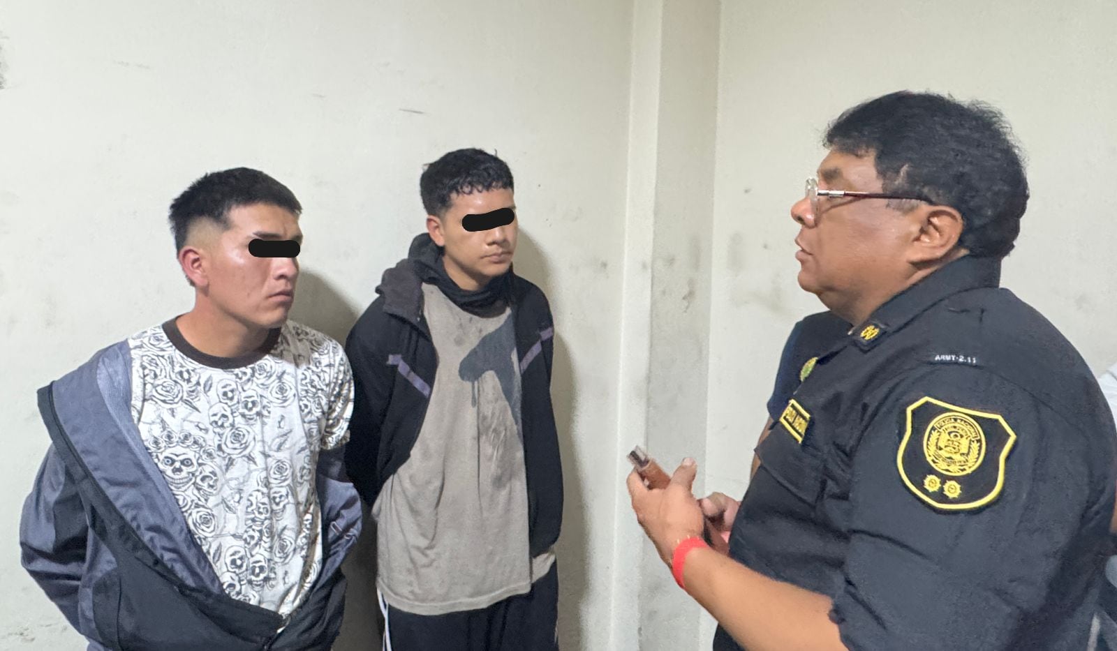 Juzgado de Trujillo determinó ocho meses de prisión preventiva contra Andrés Antonio Vargas Vargas y Jhonatan Leonardo Salinas Quispe. (Foto: PNP)