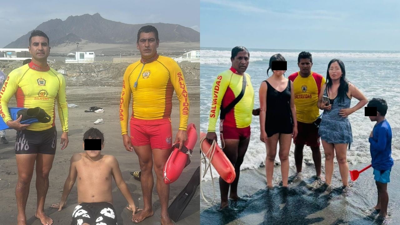 Personal de Salvataje de la Policía atendió emergencias en balnearios de Las Delicias y Salaverry.