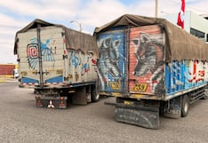 Tacna: Incautan dos camiones repletos de contrabando procedente de Bolivia