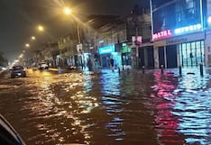 Fuerte lluvia genera aniegos y afecta calles de Villa El Salvador, VMT y Chorrillos