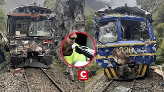 Cusco: cuatro detenidos tras colisión de trenes que trasladaban turistas a Machu Picchu