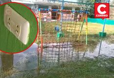 Huancayo: Suspenden clases en jardín de niños por inundación, agua sale de tomacorrientes