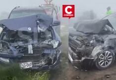 Accidente en la Variante de Pasamayo: Choque múltiple por densa neblina deja varios heridos