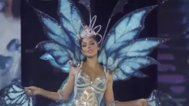 Luciana Fuster desfila impactante traje típico en el Miss Grand Internacional 2023