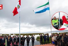 Puno: Autoridades realizan ceremonia en la frontera donde apareció izada la bandera boliviana