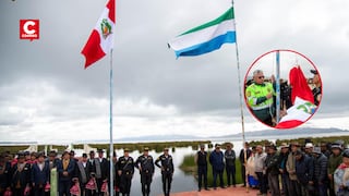 Puno: Autoridades realizan ceremonia en la frontera donde apareció izada la bandera boliviana