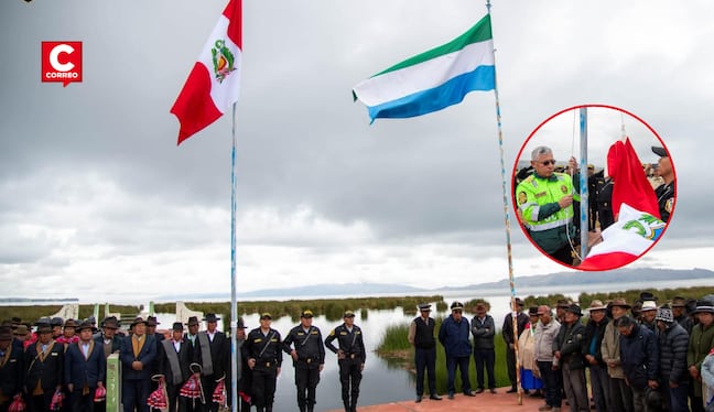 Puno: Autoridades realizan ceremonia en la frontera donde apareció izada la bandera boliviana