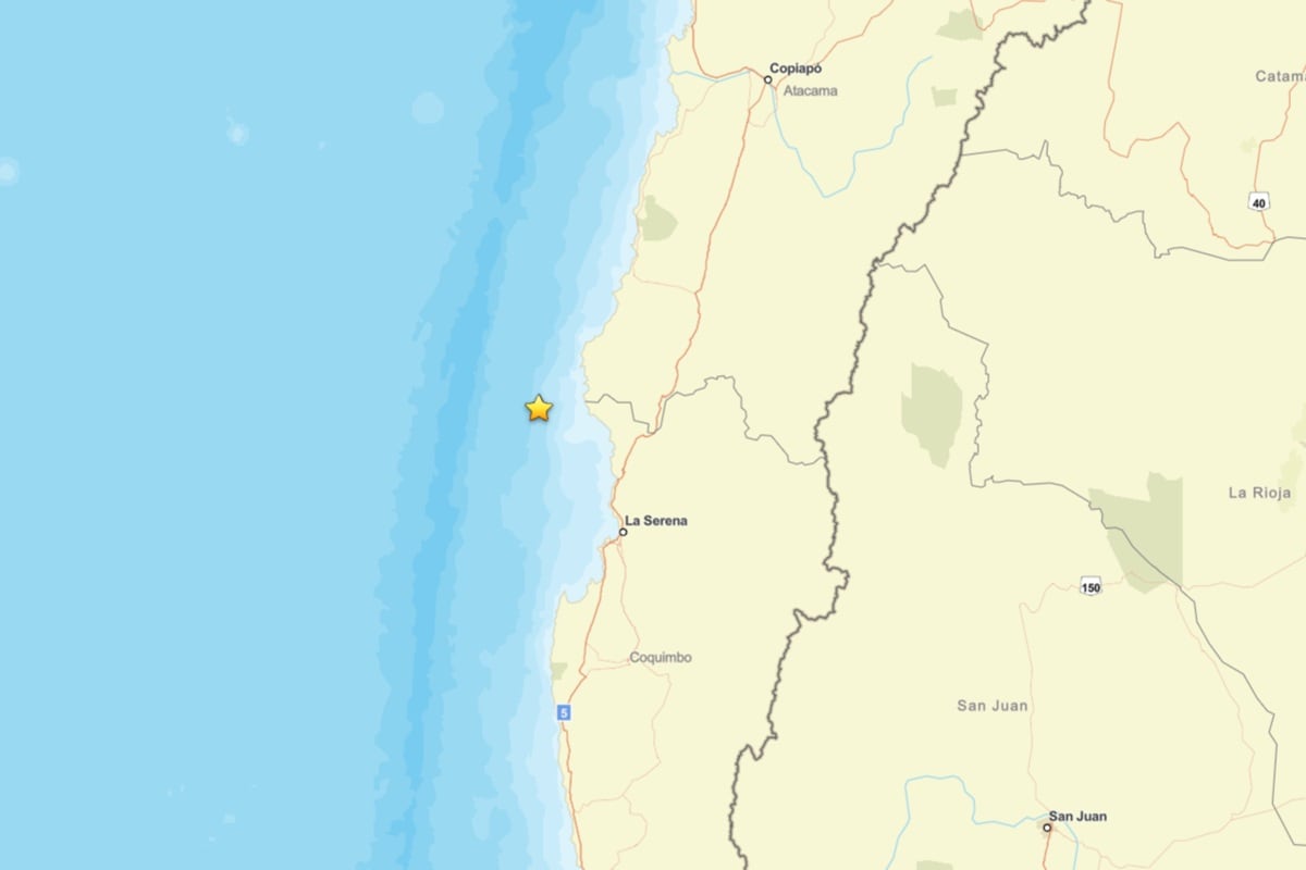 Tres sismos se registran en menos de 15 minutos frente a las costas del norte de Chile