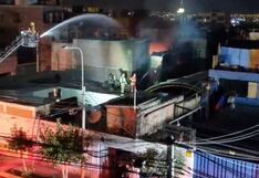 Arequipa: Incendio en tres negocios del distrito de Miraflores (VIDEO)