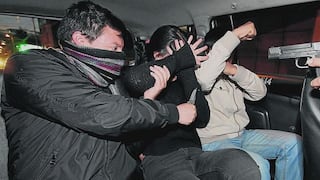 Huancayo: falsos taxistas y sus cómplices caen celebrando robo